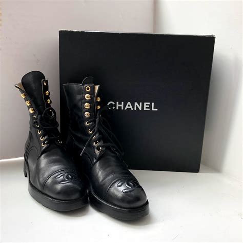 chanel womens combat boots|Chanel combat boots 2019.